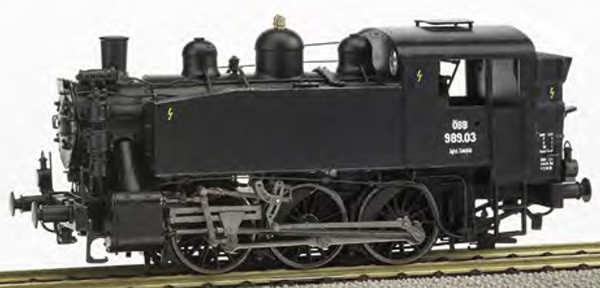 REE Modeles MB-043S - Austrian Steam Locomotive Class 030 TU OBB 989.03, - DCC Sound & Smoke Seuthe